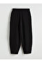 Lcw Visionblack Textured Women's Trousers with Elastic Waist - 2