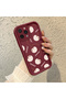 Redmi 12C Compatible High Quality Plain Cherry Pattern, Drop-Resistant Silicone Case - 5