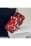 Samsung Galaxy S23 Fe Compatible High-Quality Plain Cherry Pattern, Drop-Resistant Silicone Case - 5