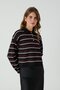 Oak Striped Sweater Black - 2