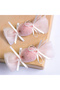 Two Pieces of Pink Tulle Candy Bows - 2