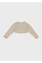 Baby Girl Laced Short Cardigan Beige 306 - 2