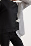 Women's Black Garnished Asymmetrical Garnished Blouse Blz-19003230 - 5