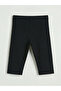 Black Elastic Waist Girl's Tights