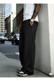 2-Piece Sweatpants for Men - Black & Gray High Waist Pocket Comfortable Cut Baggy Sweatpants - 6