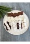 Baby Girl Cream Brown Ribbed Bandana Mixed Buckle Set
