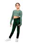 Girl's Full Sleeve Crop Top - 2