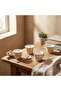 Auralin 12-Piece Bone China Cawa Cup Set - 80ml, Elegant Serveware For Tea & Coffee - 5