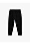 Relaxed Fit Cotton Jogger Sports Sweatpants with Pockets and Elastic Waist - 4