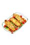 Neoflam Borosilicate Baking Tray - 2000ML | Durable Glass Bakeware For Oven & Microwave - 3