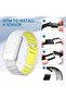Dado Silicone Sport Replacement Band Compatible with WHOOP 5.0, One, Peak - 4
