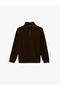 Regular Fit Long Sleeve Half Zip Sweatshirt