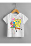 Spongebob & Gary Printed Kids T-Shirt