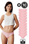 Women'S, Cotton Hipster Basic Panties, Design for Everyday Comfort, Pack of 10