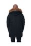 Mv Fur Detailed Parker Style Black Jacket - 5