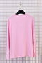 Women's Plus Size Lycra Crew Neck Stoned Long Sleeve Mother Combed Cotton T-Shirt Blouse - 3
