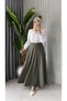 Women's Flowy Casual Long Seasonal Skirt - 4