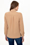 Women's Camel Long Sleeve Shirt 50237593-Vr015 - 4