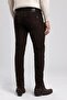 Pierce regular waist slim fit straight leg coffee men's trousers - 3