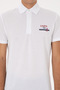 Men's Regular Fit Polo Collar White T-Shirt 50324803-Vr013 - 6