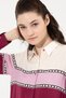 Women's Pink Long Sleeve Shirt 50261135-Vr167 - 3