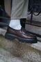 Denver Model Genuine Leather Handmade Brown Casual Shoes - 5