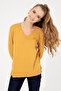 Women's Safran Basic V-Neck Sweater 50251912-Vr043 - 3