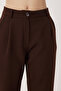 High Waist Woven Pants Lzv0058 Brown - 4