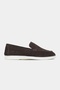 Vayne Bitter Brown Genuine Leather Flat Sole Women's Ballerinas