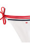 Women's String Side Tie Ecru Bikini Bottom - 7