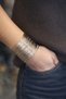 Arya01 Silver Color Multi-Strand Steel Bracelet