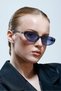 Guxxe Women'S/Girls' Cat Eye Blue Sunglasses