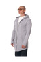 سترة رجالية طويلة باللون الرمادي - 7