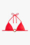 Women's Triangle Rp Orange Bikini Top - 3