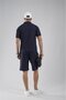 Polo Collar Regular Fit Jacquard Shorts T-Shirt Top and Bottom Set - 6