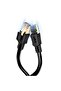 كابل إيثرنت M110XF Cat8 بطول 3 أمتار 40 جيجابت في الثانية 2000 ميجاهرتز S/FTP 26AWG كابل شبكة