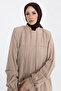 Sanem Double Set Viscose Star Fabric Beige- 422606 - 3