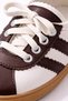 Women's Sports Lace-Up Casual Comfortable Retro Striped Ballerina Shoes - 2