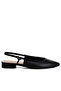 Women's Slingback Ballerinas in Black - 2