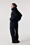 Rei Loungewear Zipper and Hooded Sweatshirt Black - 4
