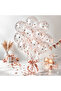 Transparent Confetti Balloon Set 15 Pieces – Party & Birthday Decoration - Transparent Rose Sequin Balloon - 2