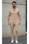 Men's Trendy Summer Comfortable Fit Wrinkle-Resistant Fabric Short Sleeve T-Shirt and Pants Set