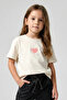 تي شيرت بناتي من Heart مطبوع Soulmate Basic