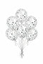Transparent Silver Confetti Balloon Set 15 Pieces – Party & Birthday Decoration - Transparent Sequin Balloon - 4