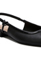 Women's Slingback Ballerinas in Black - 4