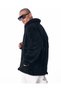 Hots Men's Black Plush Cardigan - 6