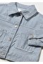 Baby Girl Striped Denim Jacket 1490 - 3
