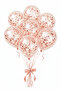 Transparent Confetti Balloon Set 15 Pieces – Party & Birthday Decoration - Transparent Rose Sequin Balloon