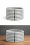 Bathroom Curtain Rings (Pack of 16), Shower Curtain Hooks 16 Pcs - 3
