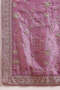 Lavender Silk Blend Machine Woven Straight Suit Set - 7